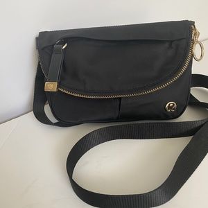 Lululemon All Night Festival Bag - "Micro" 2L, Black with Gold Hardware